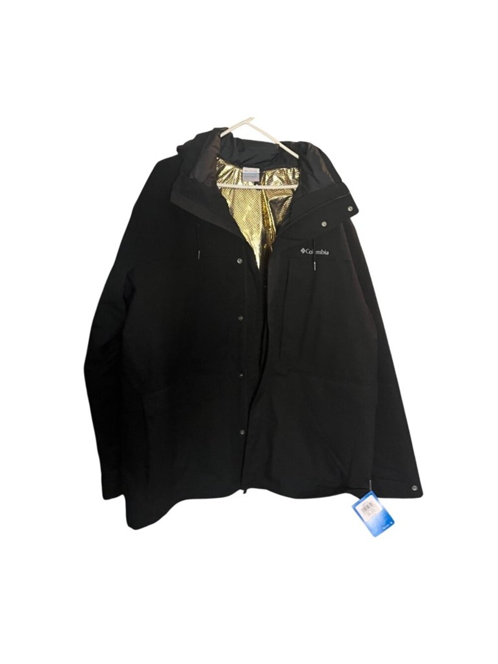 Columbia Mens Stuart Island Omni-Heat Infinity 3-in1 winter coat Black XXL NWT